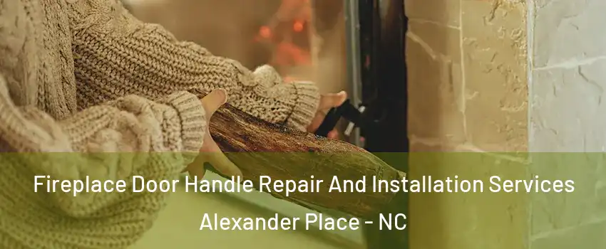 Fireplace Door Handle Repair And Installation Services Alexander Place - NC