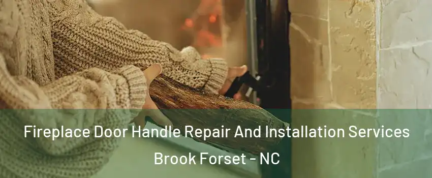 Fireplace Door Handle Repair And Installation Services Brook Forset - NC