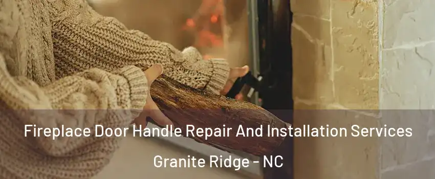 Fireplace Door Handle Repair And Installation Services Granite Ridge - NC