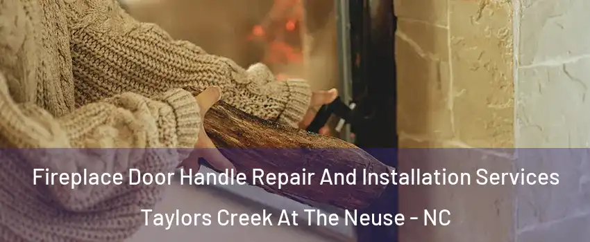Fireplace Door Handle Repair And Installation Services Taylors Creek At The Neuse - NC
