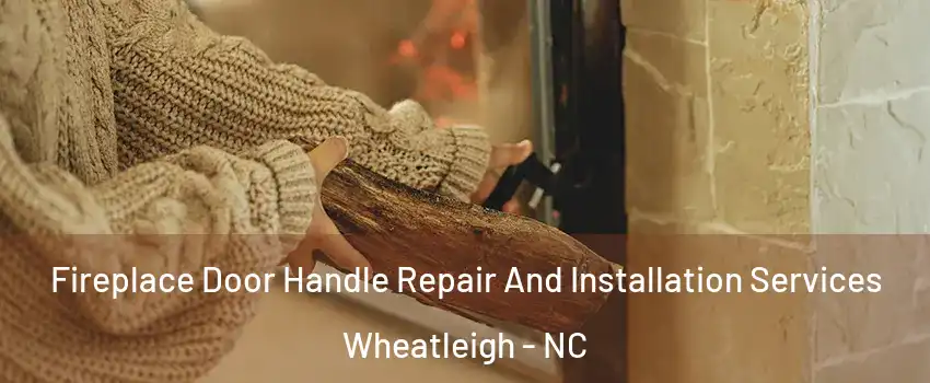 Fireplace Door Handle Repair And Installation Services Wheatleigh - NC