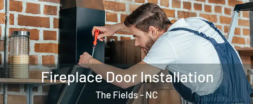 Fireplace Door Installation The Fields - NC