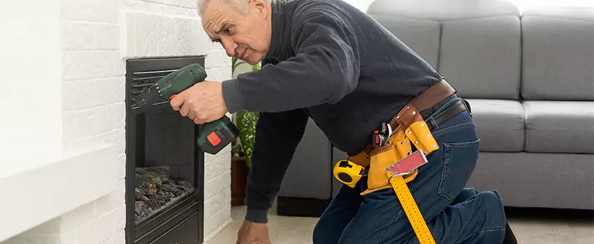 New Indoor Fireplace Installation in Falls Church, North Carolina