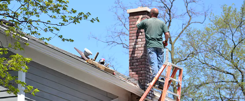 Vinyl and PVC Chimney Flashing Installation in Falls Church, NC