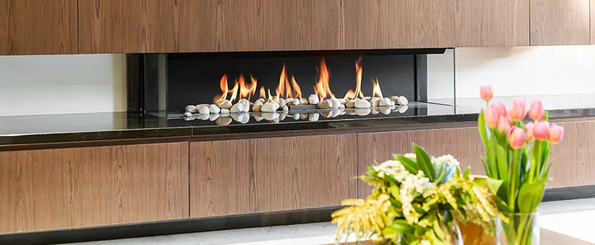 Double-height Fireplace Design Refurbishment in The Carriages At Allyns Landing, North Carolina