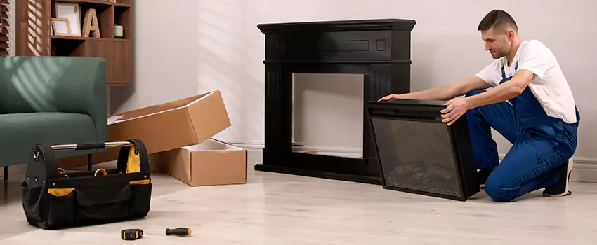 Old Rusted Metal Fireplace Repair And Replacement in Falls Church, NC