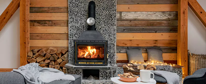 Thelin Hearth Products Direct Vent Gas Stove Fireplace Inspection in Falls Church, North Carolina