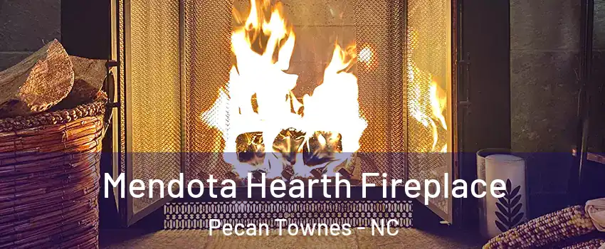 Mendota Hearth Fireplace Pecan Townes - NC