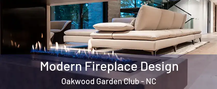 Modern Fireplace Design Oakwood Garden Club - NC