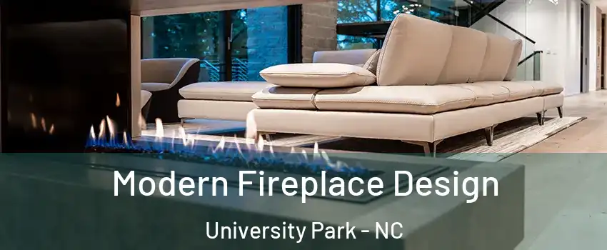 Modern Fireplace Design University Park - NC