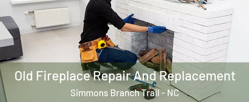 Old Fireplace Repair And Replacement Simmons Branch Trail - NC