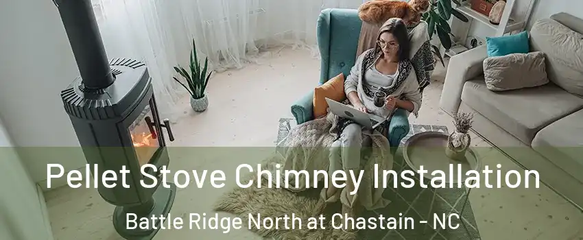 Pellet Stove Chimney Installation Battle Ridge North at Chastain - NC