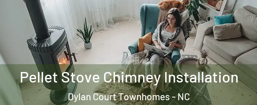 Pellet Stove Chimney Installation Dylan Court Townhomes - NC