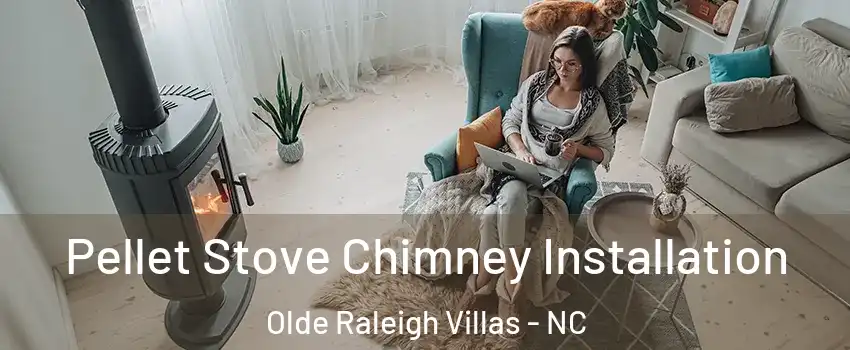 Pellet Stove Chimney Installation Olde Raleigh Villas - NC