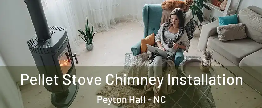 Pellet Stove Chimney Installation Peyton Hall - NC