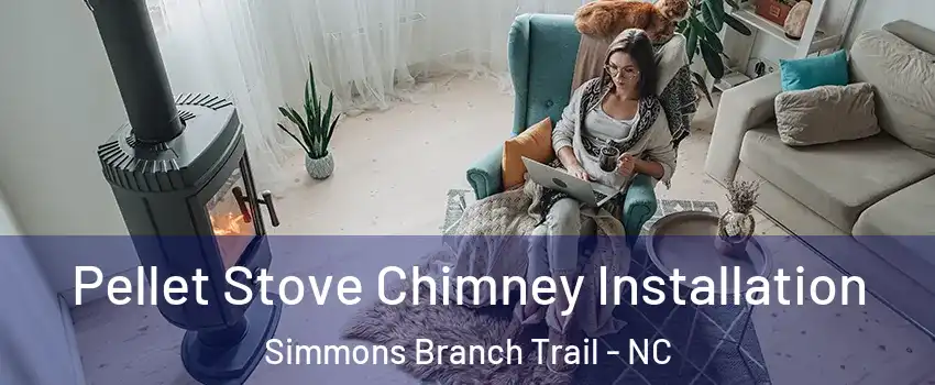 Pellet Stove Chimney Installation Simmons Branch Trail - NC