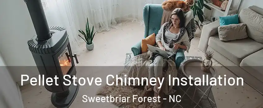Pellet Stove Chimney Installation Sweetbriar Forest - NC