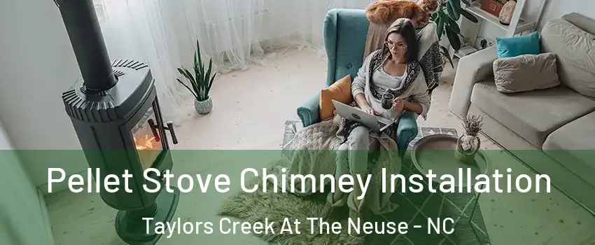 Pellet Stove Chimney Installation Taylors Creek At The Neuse - NC