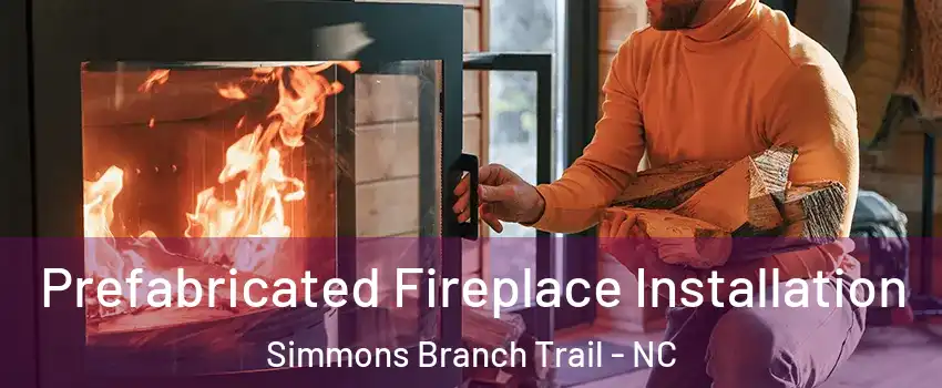 Prefabricated Fireplace Installation Simmons Branch Trail - NC