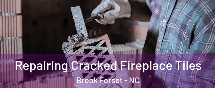 Repairing Cracked Fireplace Tiles Brook Forset - NC