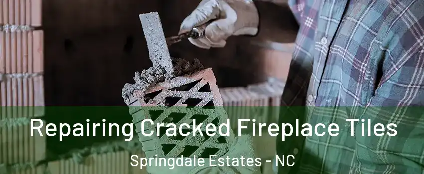 Repairing Cracked Fireplace Tiles Springdale Estates - NC