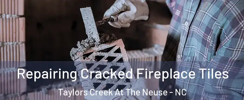 Repairing Cracked Fireplace Tiles Taylors Creek At The Neuse - NC