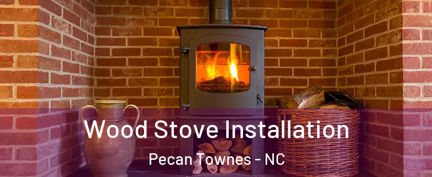 Wood Stove Installation Pecan Townes - NC